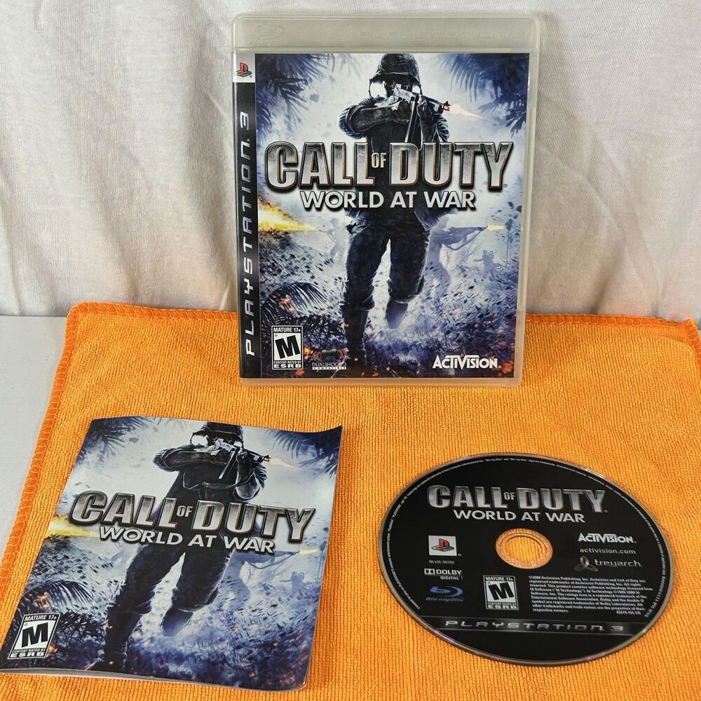 Call of Duty: World at War (Sony PlayStation 3, 2008) Complete Tested